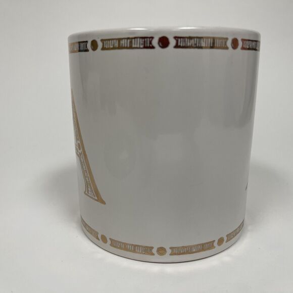 Signature Housewares Incorporated Vintage 2015 White Gold Cup Saucer "A" Initial - Picture 9 of 12